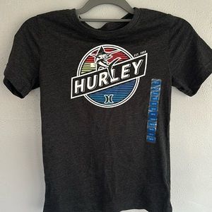 NWT Hurley, dark gray T-shirt size 10/12